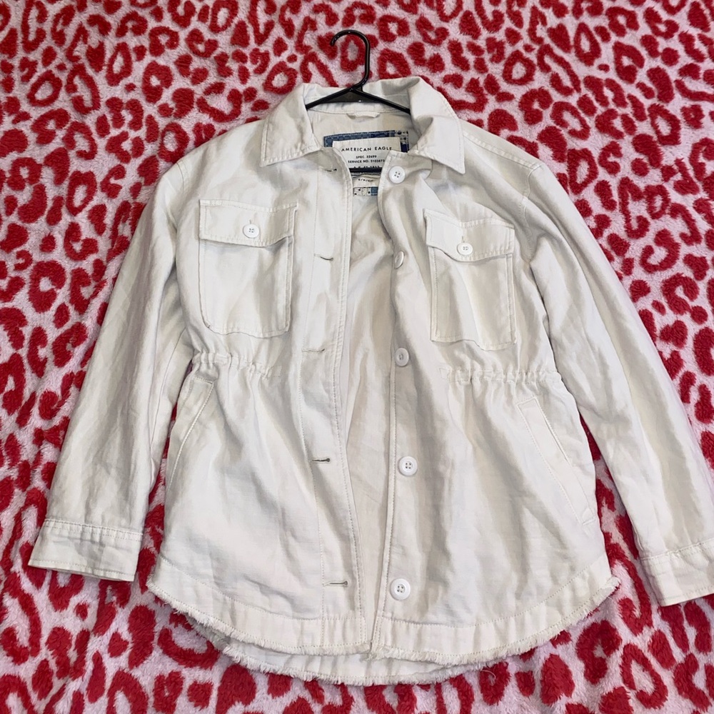 American Eagle Women's Cream Jacket